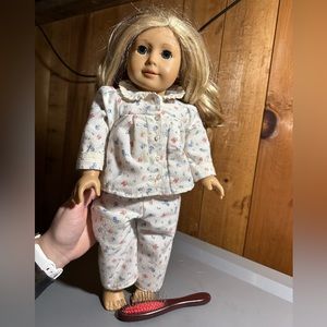 American Girl Doll with brush and pajamas